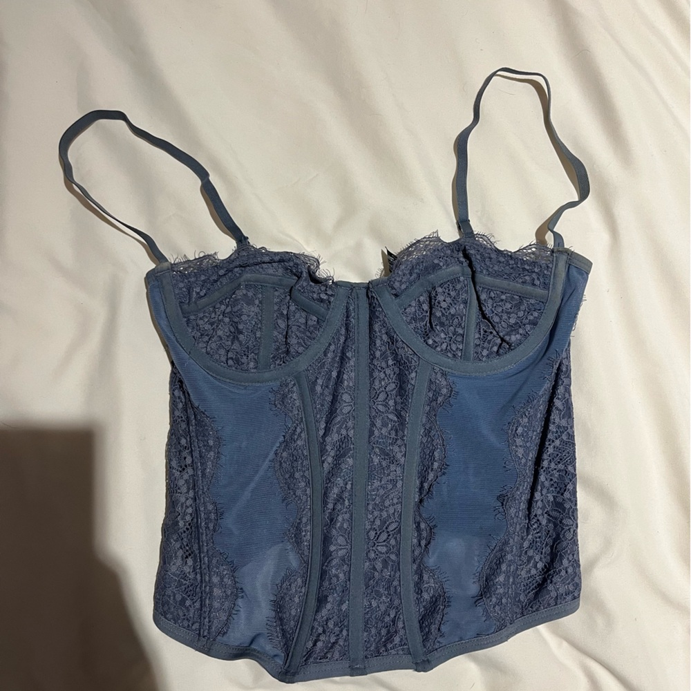 Urban Outfitters Blue Corset